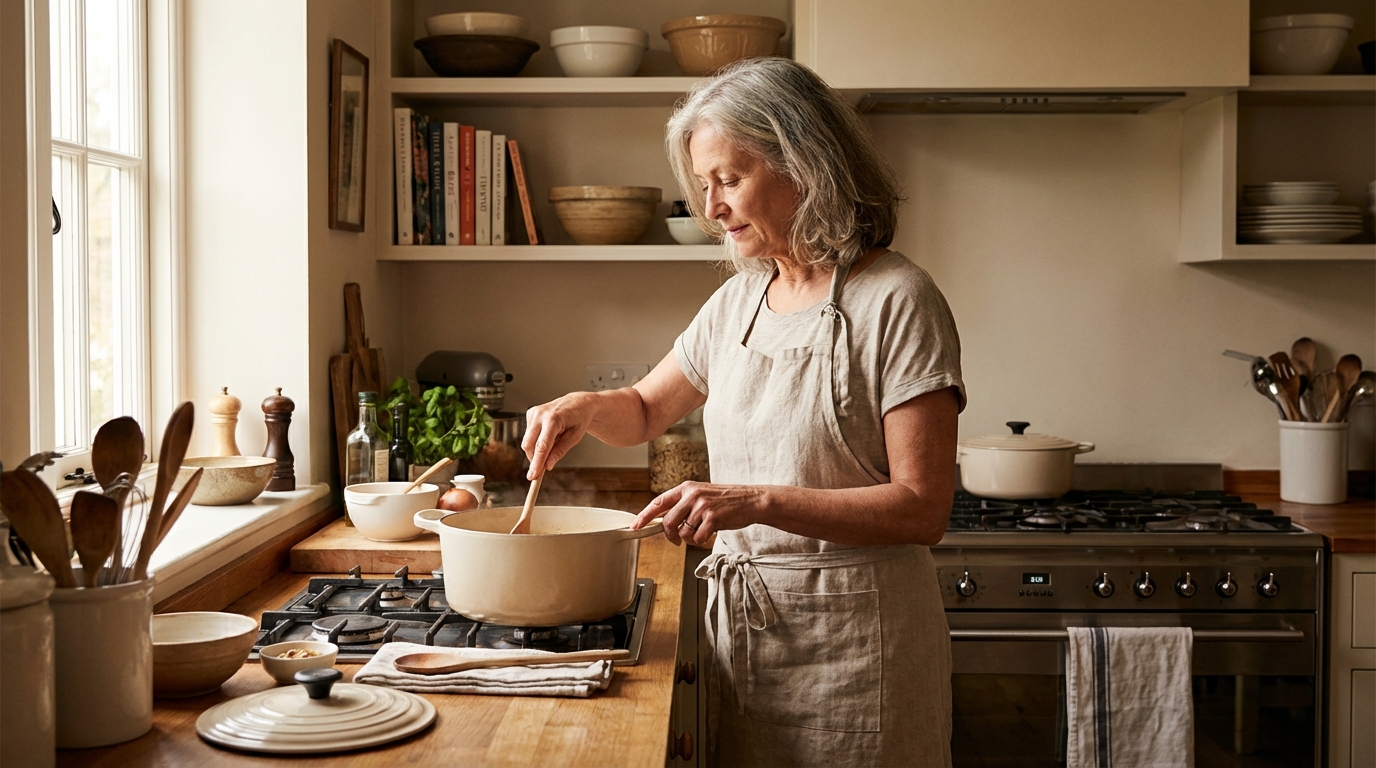 De Keuken Gericht op Gebruik