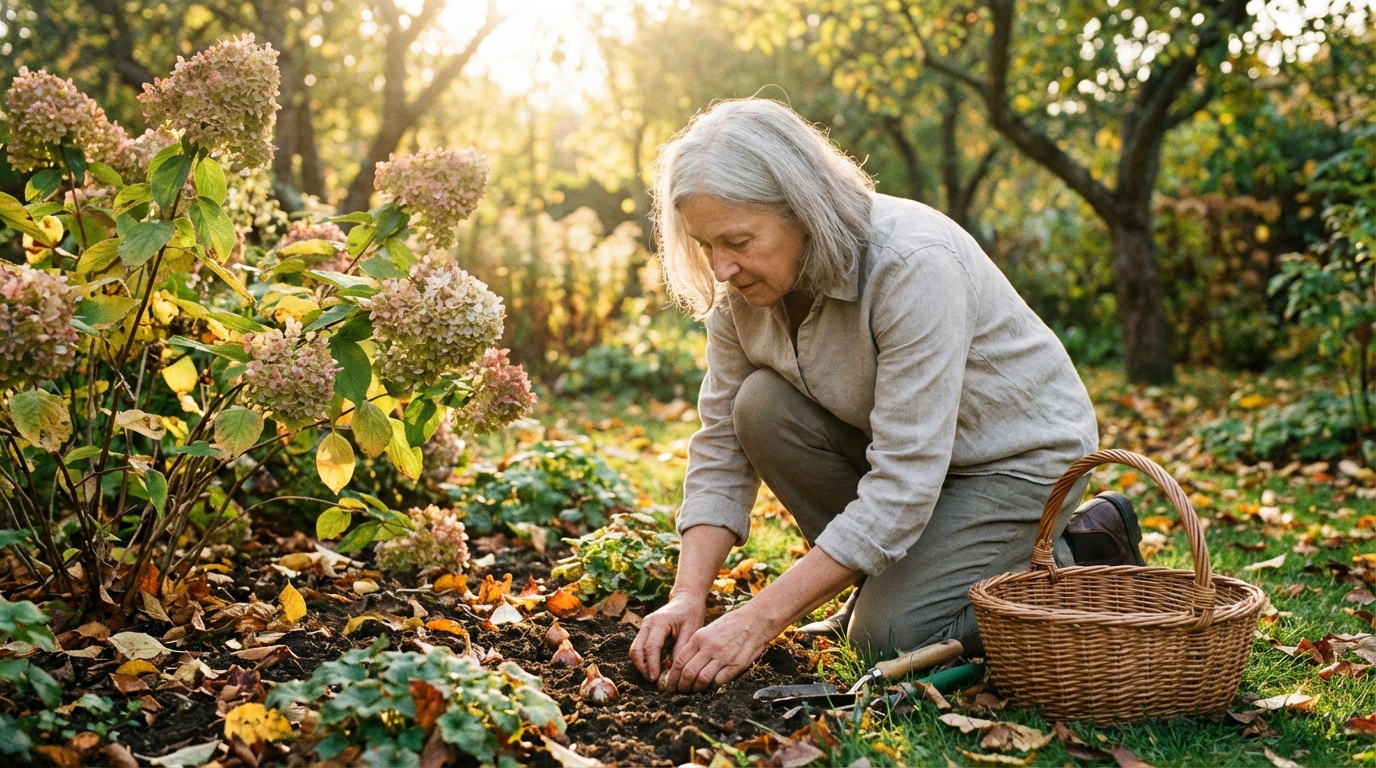 De tuin door de seizoenen laten veranderen