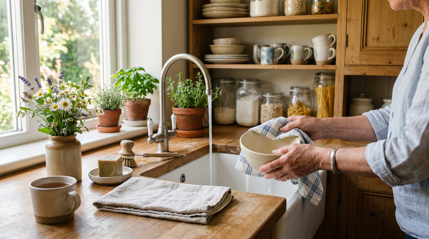 Deze ene keukentruc maakt schoonmaken veel gemakkelijker
